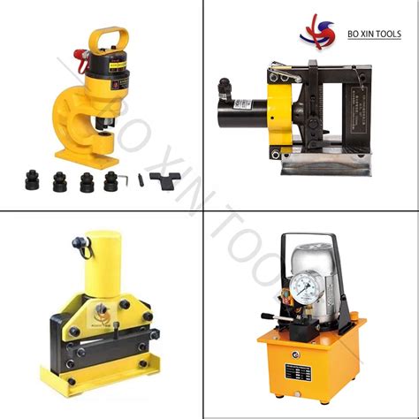 Portable Copper Iron Cutting Punching Tool Hydraulic Busbar Bending