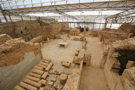 Terrace Houses In Ephesus Ancient City Izmir Turkey Stock Photo