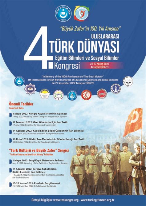 Afiş 4 Uluslararası Türk Dünyası Eğitim Bilimleri ve Sosyal Bilimler