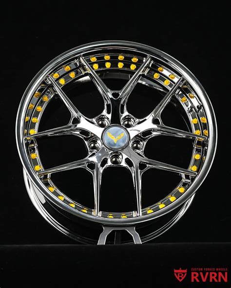 1986 C4 Corvette Deep Dish Chrome 19 Wheels Rv Dr08d Rvrn Wheels