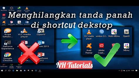 Cara Menghilangkan Tanda Panah Di Shortcut Dekstop Windows Hot To