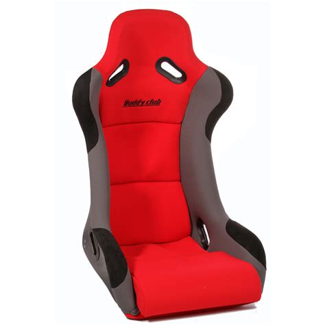 Evasive Motorsports Buddy Club Racing Spec Bucket Seat Wide Red