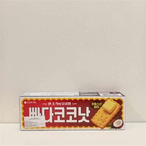 jual lotte butter coconut biscuit gr  seller ranch market official