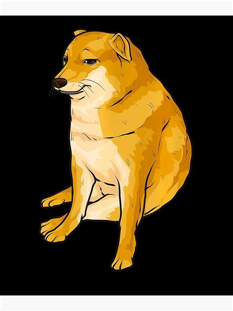 "Cheems Dog Funny Shiba Inu Dank Meme" Canvas Print by Hitagivapor ...