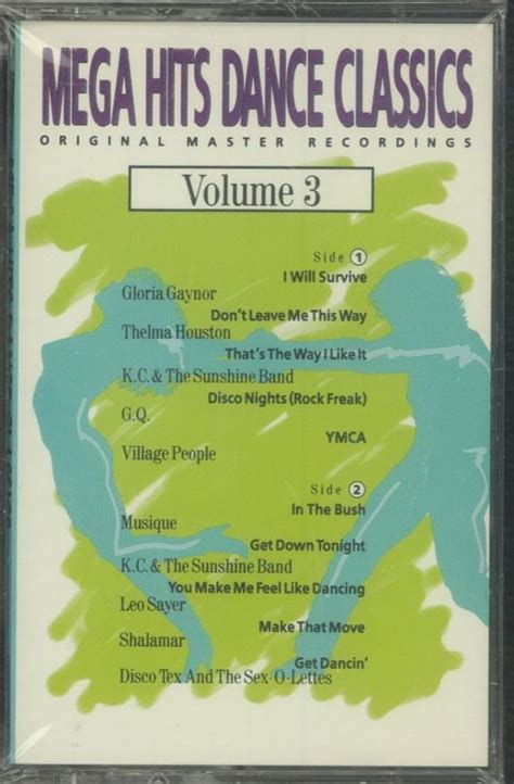 Various Mega Hits Dance Classics Volume 3 Cassette