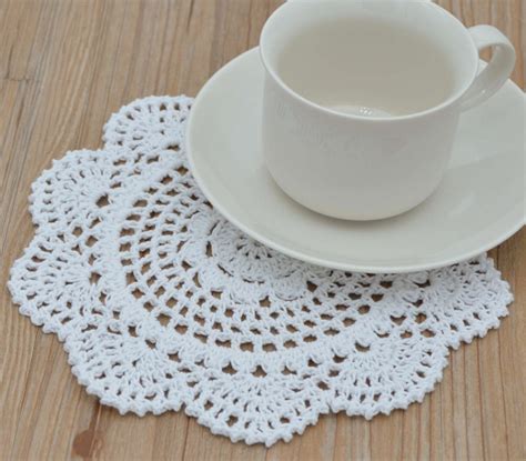 Set Of 12 Hand Crochet Lace Doilies Farmhouse Wedding Table Coasters P Southmage