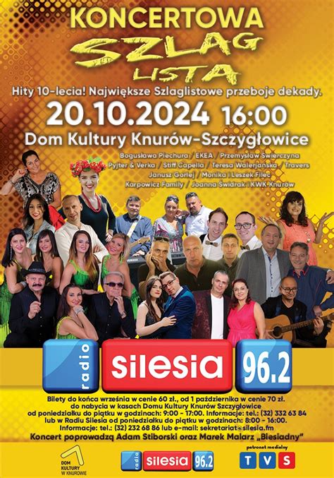 10 Lat Szlag Listy Radia Silesia 20 10 24 Dom Kultury W Knurowie