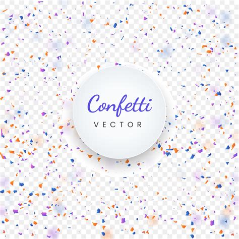 Falling Confetti Vector Design Images Colorful Confetti Falling