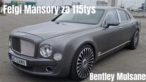 Bentley Mulsane V Felgi Mansory Za Tys Dwa W Europie Youtube