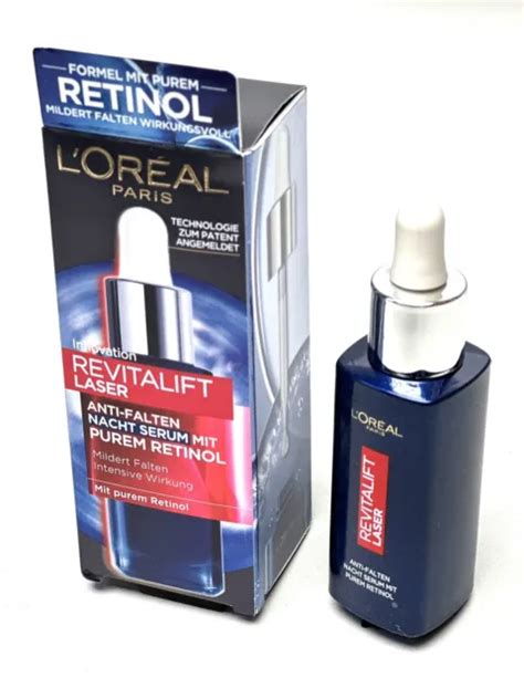 L ORÉAL PARIS REVITALIFT 30ml Laser Anti Falten Nachtserum Retinol