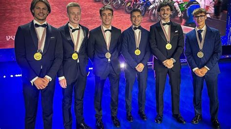 I Campioni Del Mondo Premiati A Liverpool Da Pecco Bagnaia A