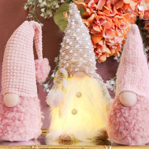 Pink Fluffy Christmas Gnome - Chrissy – The Chic Nest