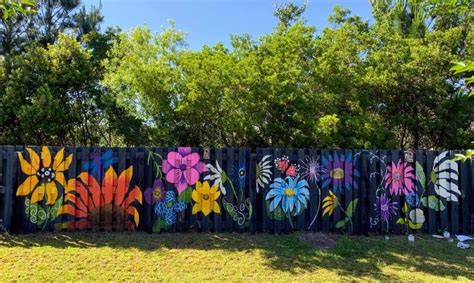 30 fence painting ideas backyard fence painting ideas – Artofit