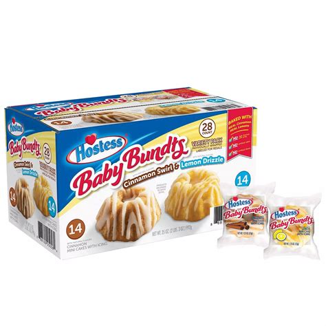 Amazon Sam S Club Hostess Baby Bundts Variety Pack Ct Cinnamon