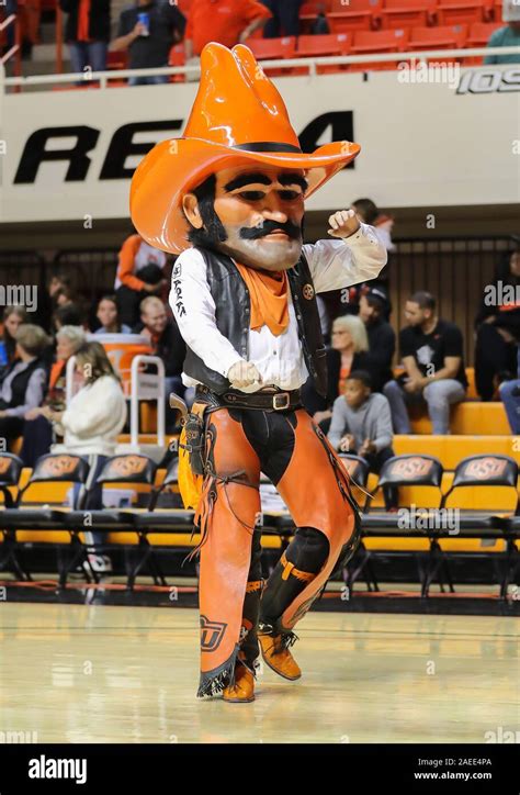 Stillwater, OK, USA. 8th Dec, 2019. Oklahoma State mascot Pistol Pete ...