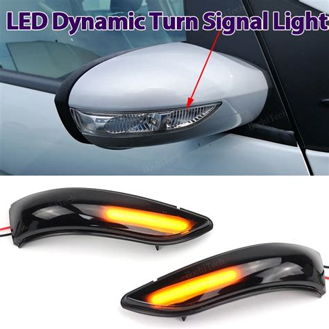 2x Dynamic Side Mirror Blinker Light LED Turn Signal Lamps For Mercedes