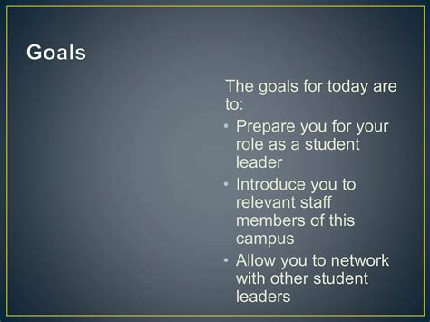 Student Leadership Training Ppt