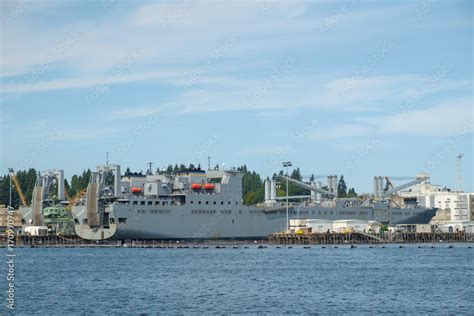 Us Navy Cargo Ship Stock Photo Adobe Stock