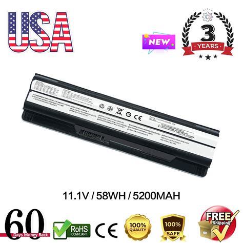 Battery For MSI GE60 GE70 CR41 CX61 CR70 CR650 FR400 FX420 FX600 BTY