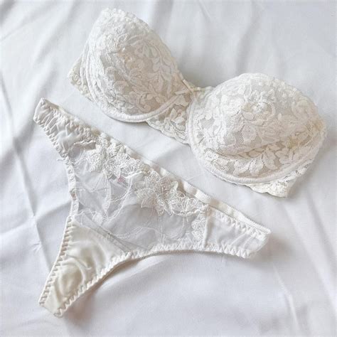 Heavenly White Vintage Lingerie Bra Etsy