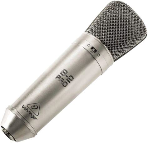 Behringer B Pro Dual Diaphragm Condenser Microphone Silver B Pro