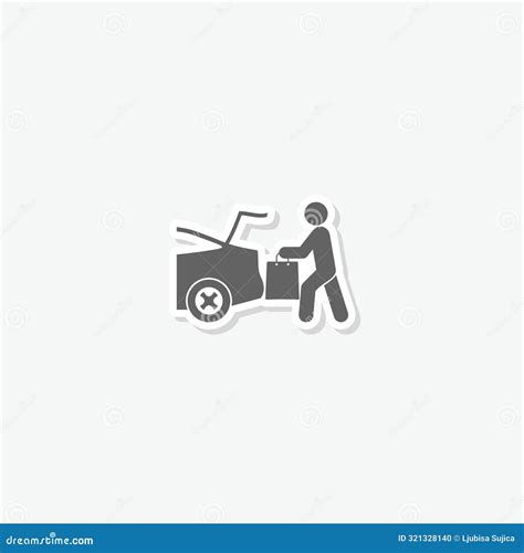 Curbside Pickup Symbol Mark In Filled Style Vector Illustration