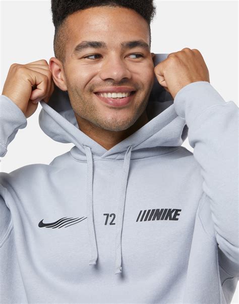 Nike Mens Sports Inspired Fleece Hoodie Grey Life Style Sports Ie