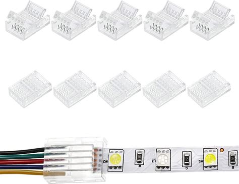 UYUYong 10PCS Connettore Striscia Led Connettori LED Per Strisce LED 5