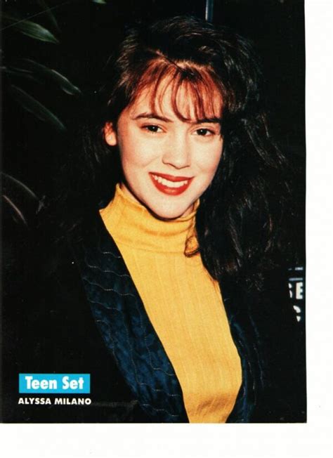 Alyssa Milano Fred Savage Teen Magazine Pinup Teen Set Wonder Years