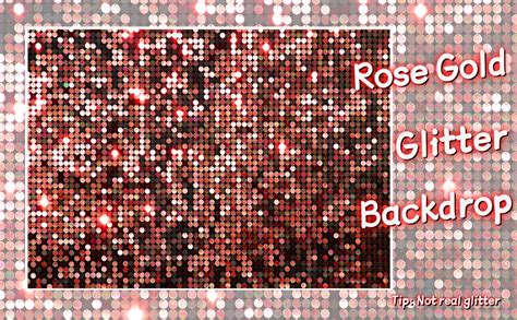 7x5ft Rose Gold Glitter Backdrop Birthday Photography Bachelorette Valentines Day