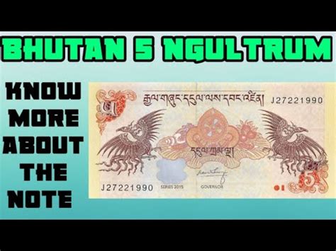 Bhutan Ngultrum Note Bhutan Currency Note Coins And Currency