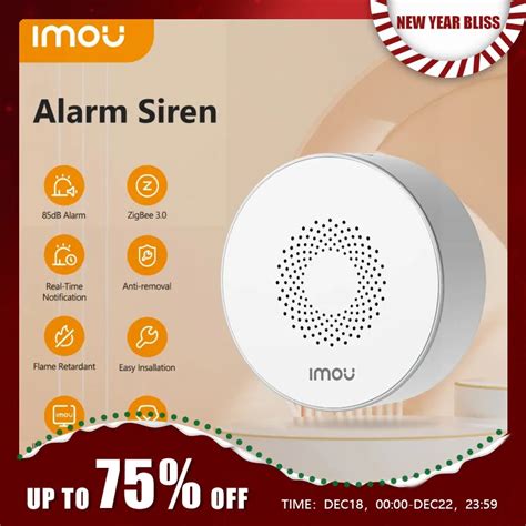 IMOU WiFi Siren Alarm Vida Inteligente Alto Falante ZigBee 3 0 Sirene