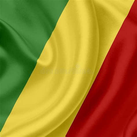 Bandeira De Ondula o De Congo Ilustração Stock Ilustração de quadro