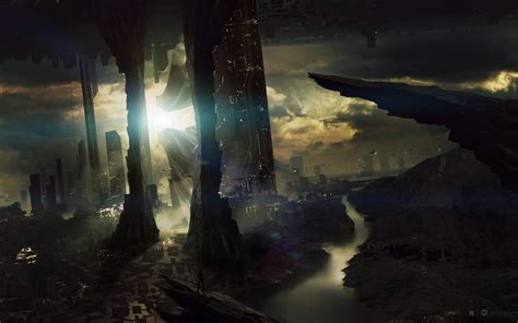 Digital art, artwork, fantasy art, cityscape HD wallpaper | Wallpaper Flare