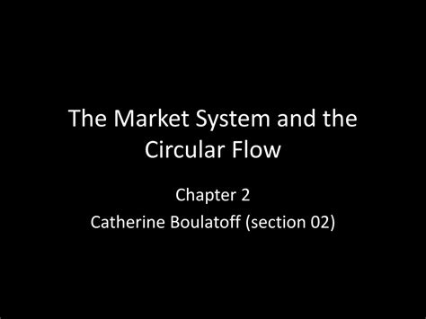 PPT The Market System And The Circular Flow PowerPoint Presentation