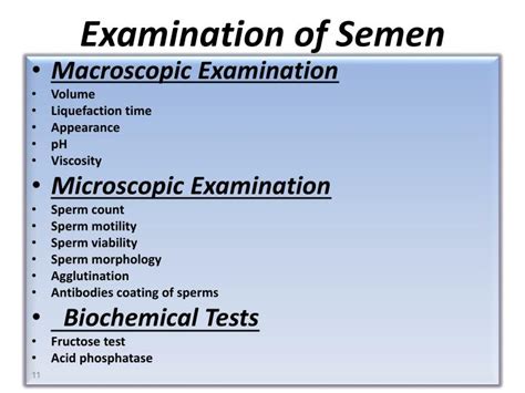 PPT Semen Analysis PowerPoint Presentation ID 1992878