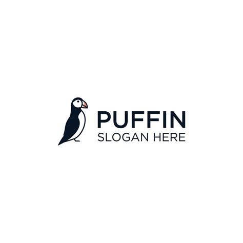 Puffin logo design template 17701324 Vector Art at Vecteezy