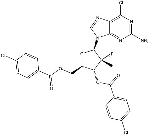 9 2R 3 5 Bis O 4 Chlorobenzoyl 2 Deoxy 2 Fluoro 2 Methyl B D