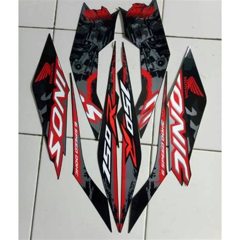 Jual Striping Sticker Lis Body Honda Sonic 150r 2019 2020 2021 2022 Se