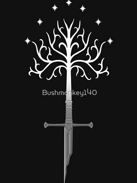 White Tree Of Gondor Shards Of Narsil Essential T Shirt For Sale By