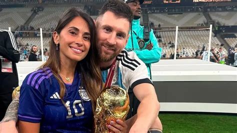 El romántico posteo de Antonela Roccuzzo a Lionel Messi por su