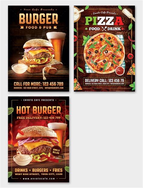 Restaurant Food Flyer Templates Psd Ksioks