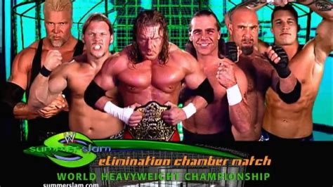 World Heavyweight Championship Elimination Chamber - SummerSlam 2003 ...