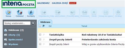 Poczta Na Stronie G Wnej Interia Pl Logowanie Pomoc Poczta W