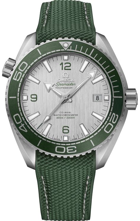 Omega Seamaster Planet Ocean 600m Green Bezel Grey 43mm 21532442106