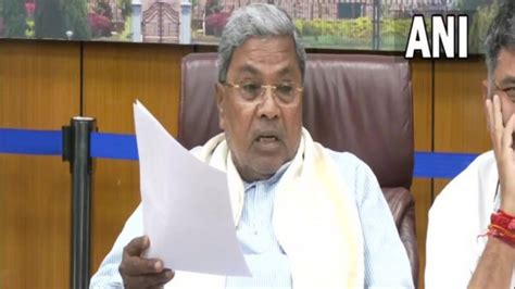 Cm Siddaramaiah Orders Probe Into Alleged Corruption In Kalyana