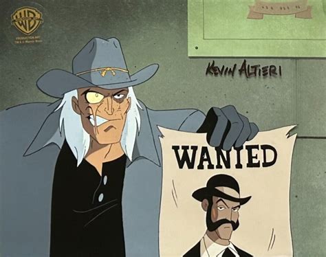 Jonah Hex Batman The Animated Series Original Animation Cel Signed