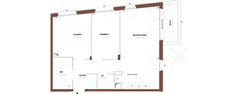 Plan Appartement T De M Neuf Bezons R Sidence N N