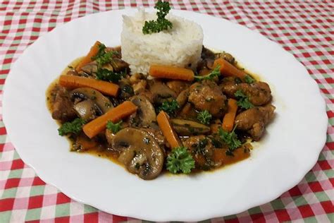 H Hnchen Pilzragout Low Carb Von Eisbobby Chefkoch