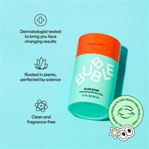 Bubble Skincare Slam Dunk Hydrating Face Moisturizer Beautyhouse Co